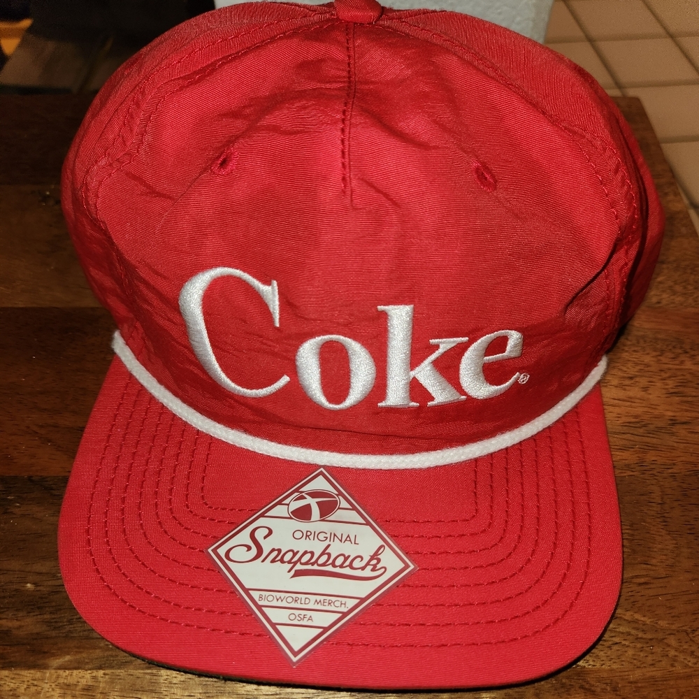 Coca cola Trucker baseball hat cap snapback, adjustable